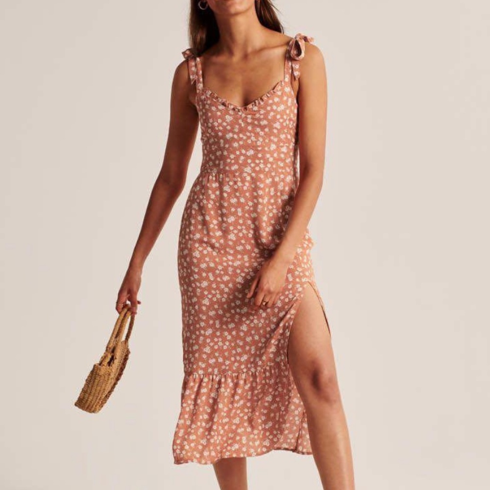Abercrombie and Fitch Fall Floral Midi Dress